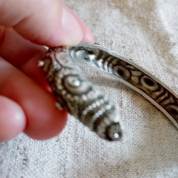 Sea Urchin Silver Cuff - Picture 2 of 6